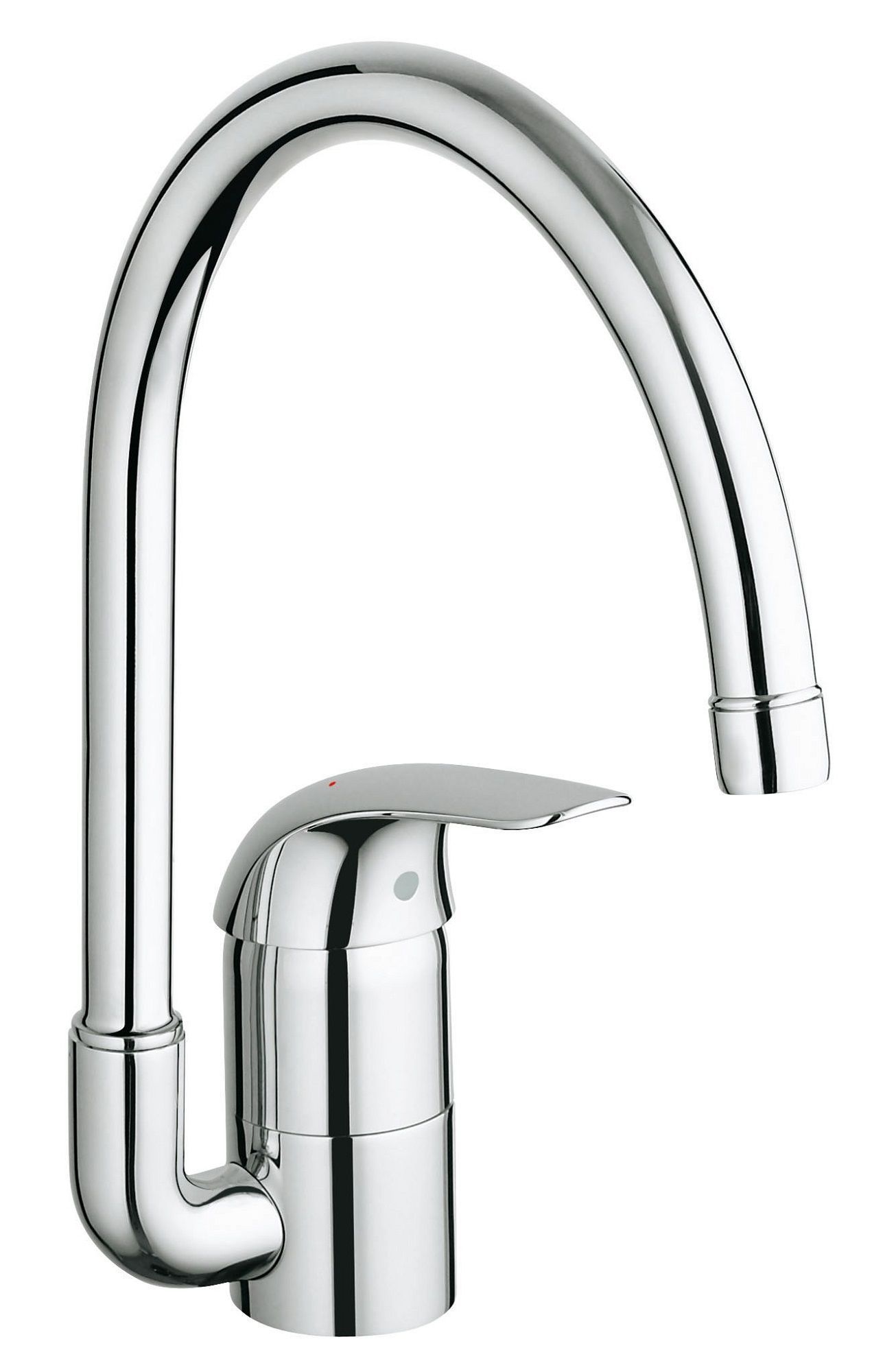 Смеситель для ванны с подключением душа grohe euroeco 32743000 однорычажный