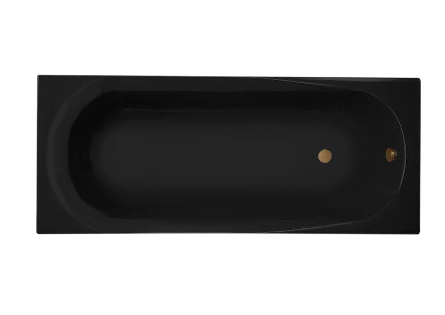 Акриловая ванна TONI ARTI Calitri PL 160x70 черная матовая фото2