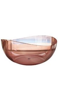Ванна ABBER Kristall 150x150 розовая