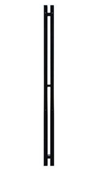 Полотенцесушитель электрический TONI ARTI Siena pulsante 2П 10/120 СП черный матовый