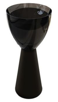 Раковина ABBER Kristall AT2703Onyx-Black 45 черный/черный матовый